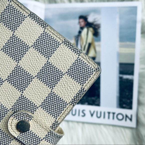 ❤️SOLD❤️ 2017 Louis Vuitton Damier Azure Small Agenda Notebook PM - Picture 5 of 9